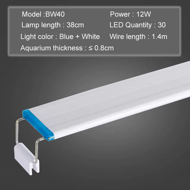 Aquarium LED Light Super Slim LED 18-75cm