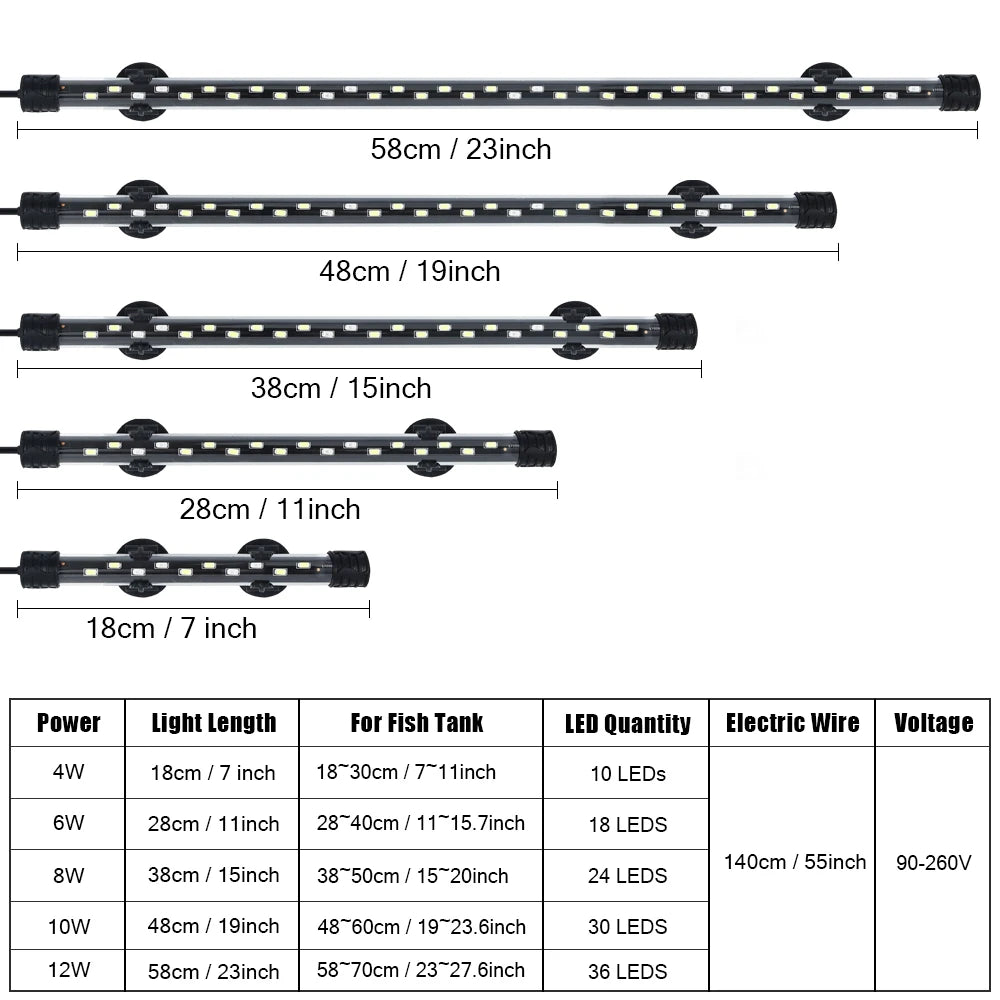 Aquarium LED Plant Grow Lamp